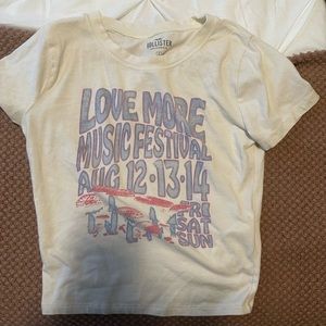 hollister, small, creme, blue, red